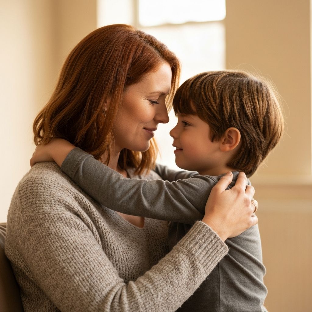 Parent and child together