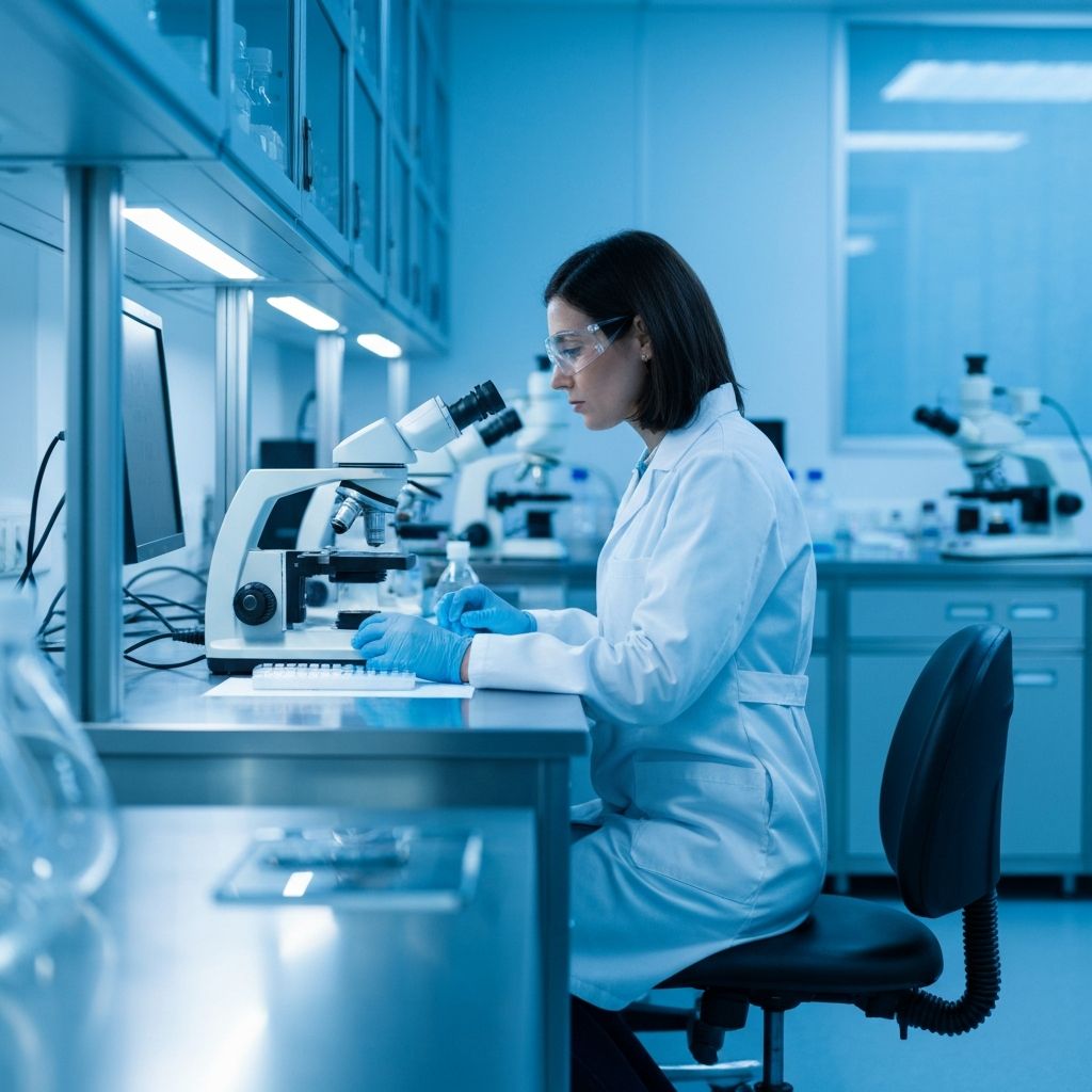 Scientist in laboratory